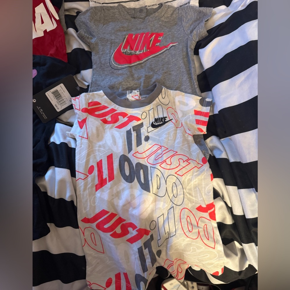 New With Tags 8 Jordan Baby one Pieces Size 3-6 Months